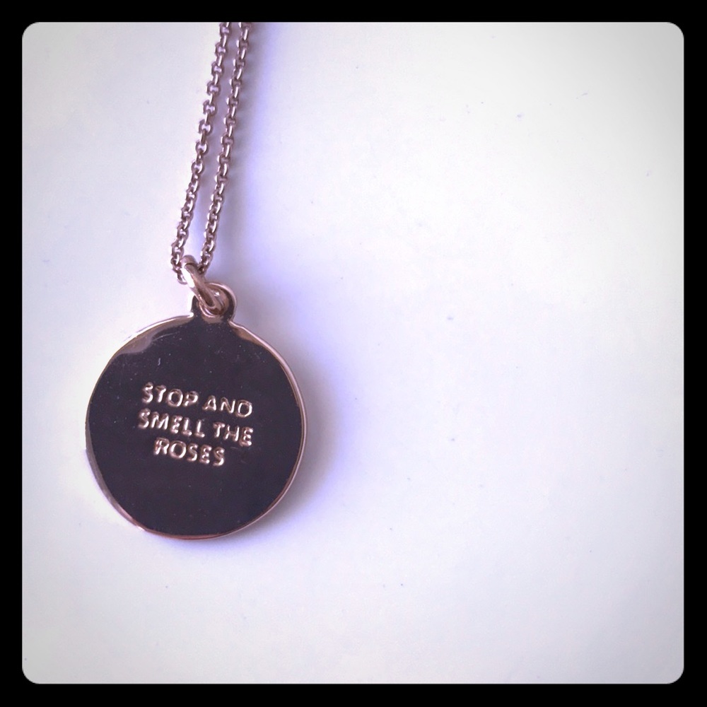 Rose gold necklace